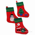 Kids' Christmas Stocking, Made of Cotton Material, Customized Logos Welcomed